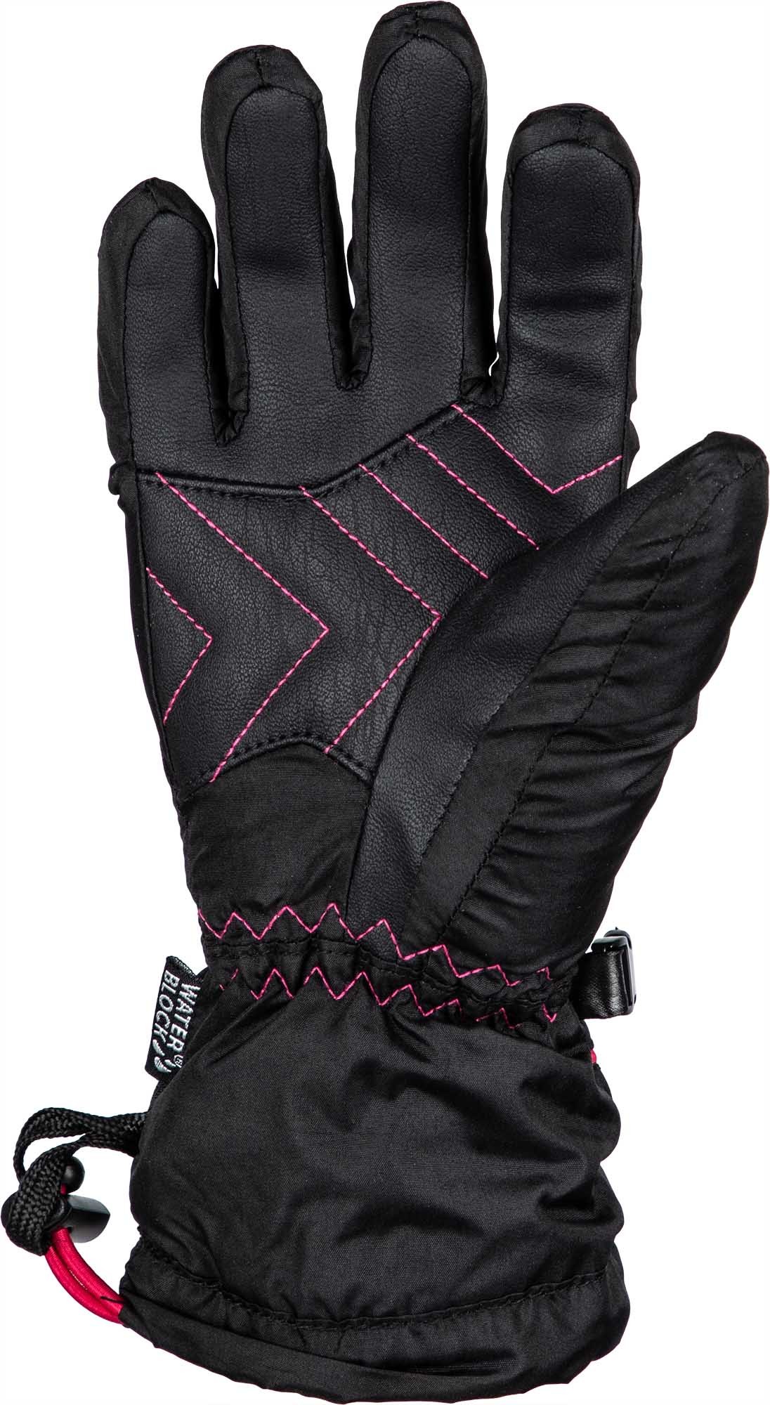 lyžařské rukavice BLIZZARD Reflex junior ski gloves, black/pink ...
