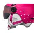 Dětská lyžařská helma Etape RIDER PRO, růžová/bílá mat