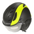 Mango – lyžařská přilba CUSNA VIP, černá/žlutá fluo mat