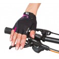 Cyklistické rukavice dámské Etape AMBRA, černá/růžová