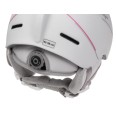Dětská lyžařská helma Etape CORTINA, bílá/růžová mat