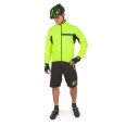 Cyklistická helma Etape BIKER, černá/zelená mat