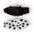 Dekorace na přilbu Etape FUNNY KIT dalmatin černá/bílá