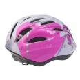 Etape – dětská cyklistická přilba REBEL, bílá/růžová