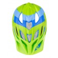Dětská cyklistická helma Etape HERO zelená/modrá mat
