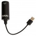 Držák předního světla MAX1 Energy USB na přilbu