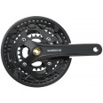 kliky SHIMANO Acera FC-T3010 , černé, s krytem, pro osu čtyřhran, 9speed