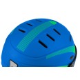 Dětská lyžařská přilba RIDER PRO LIGHT, modrá/zelená mat 53-55 cm