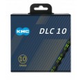 řetěz KMC DLC 10 zeleno/černý v krabičce