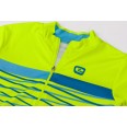 Etape – dětský dres LUCKY, žlutá fluo/modrá