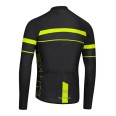 Etape – pánský dres COMFORT 2.0, černá/žlutá fluo