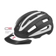Etape – cyklistická přilba TAKE-OFF, černá/bílá mat