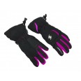 lyžařské rukavice BLIZZARD Reflex junior ski gloves, black/pink