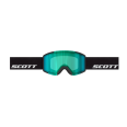 Lyžařské brýle Scott SHIELD Black AMP Aurora Green Chrome S1