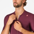 Castelli - pánský dres Espresso, deep bordeaux/silver moon