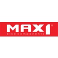 reklamní samolepka MAX1 na výstavní stojan 120x30cm červená