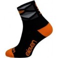 ponožky ELEVEN Howa Rhomb Orange černo-oranžové vel. 2- 4