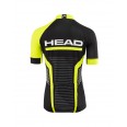Cyklistický dres Head MEN TEAM  black-yellow 2021