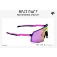 Sportovní sluneční brýle 4K Beat Race pink white Revo