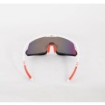 Sportovní sluneční brýle 4K MIRADOR Zeiss, White red, Red Mirror 25