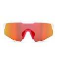 Sportovní sluneční brýle 4K MIRADOR Aerolite, wht-blue, purple red mirror 25