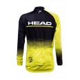Cyklistický dres HEAD pánský černá/žlutá