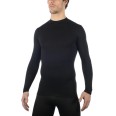 Funkční pánské triko Mico Maglia Luppeto Man Active Skin, Nero