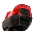 blikačka zadní SMART 321 R USB 1×0,5 W LED