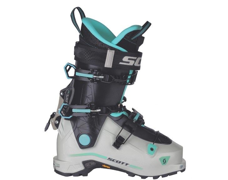 Dámské skialpové boty Scott CELESTE, white/mint