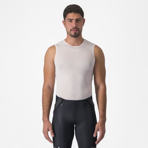 Castelli - pánské funkční prádlo Pro Mesh 2.0 Sleeveless, white