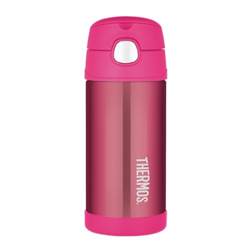 Dětská termoska Thermos s brčkem Pink - 355 ml