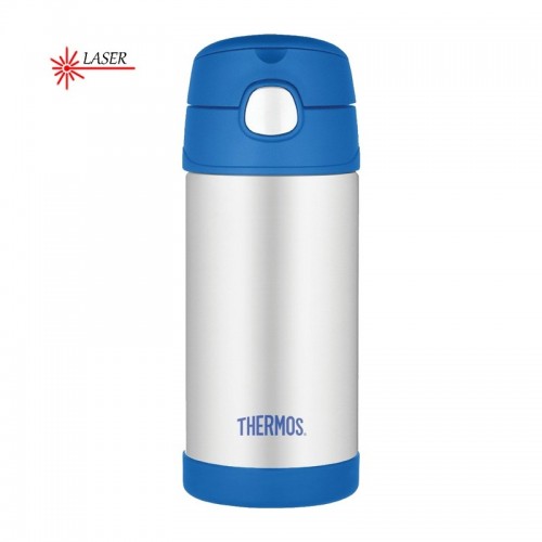 Dětská termoska Thermos s brčkem - modrá