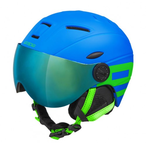 Dětská lyžařská helma Etape RIDER PRO, modrá/zelená mat