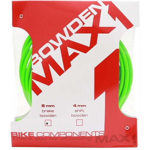 bowden MAX1 5mm fluo zelená balení 3m