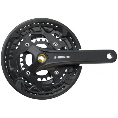 kliky SHIMANO Acera FC-T3010 , černé, s krytem, pro osu čtyřhran, 9speed