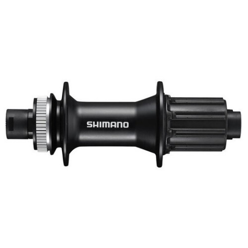 Náboj disc SHIMANO FH-MT400-B 32děr Center lock 12mm e-thru-axle 148mm 8-11 speed zadní če