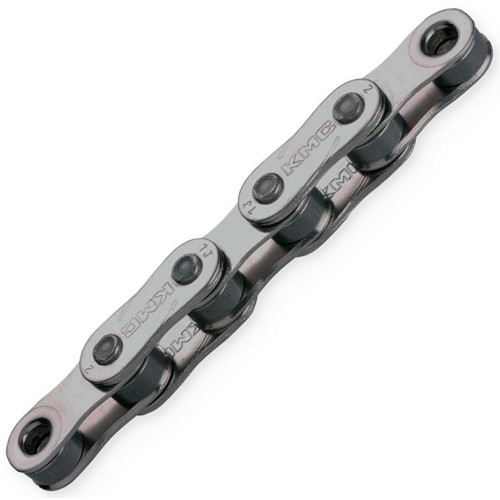 Řetěz KMC Z1 eHX E-bike EPT, šedý v krabičce 128 čl. narrow, vnitřní šířka 4,6 mm