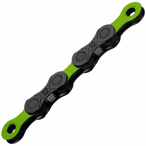 řetěz KMC DLC 12 zeleno/černý v krabičce