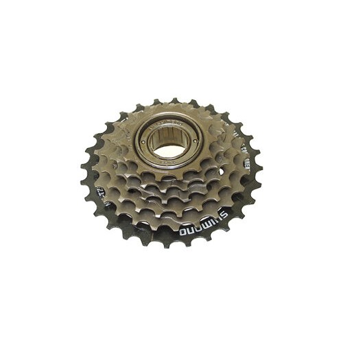 6-kolo SHIMANO MF-TZ500 14-28 zubů, hnědé/černé
