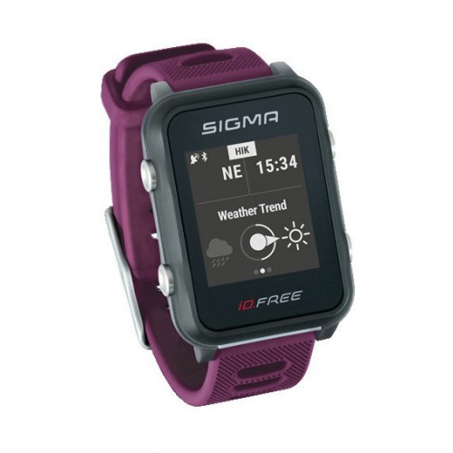 chytré hodinky SIGMA iD.FREE fialové