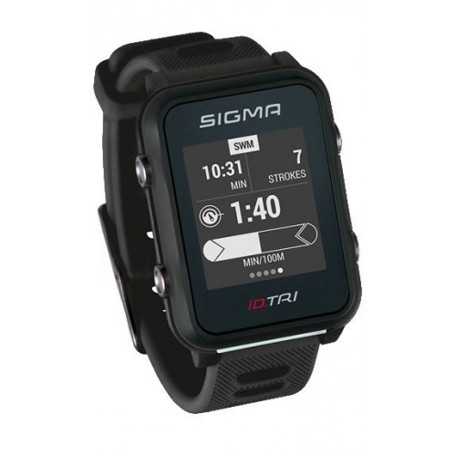 chytré hodinky SIGMA iD.TRI Basic černé