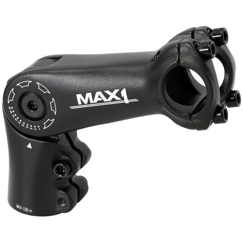 Stavitelný představec MAX1 90/90°/25,4 mm černý