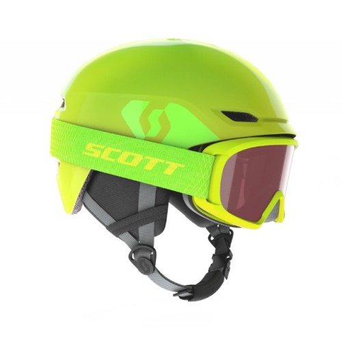 Dětská lyžařská helma s brýlemi SCOTT KEEPER 2 + JR WITTY green