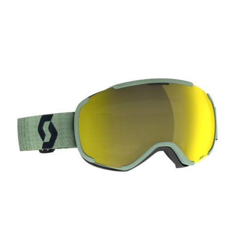 Lyžařské brýle Scott FAZE II Soft Green/Black AMP Yellow Chrome S2
