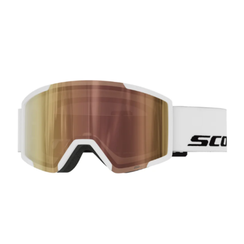 Lyžařské brýle Scott SHIELD LS White/AMP LS Cinnamon Chrome S1-3