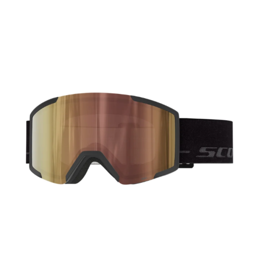 Lyžařské brýle Scott SHIELD LS Black/Fog Grey/AMP Cinnamon Chrome S1-3