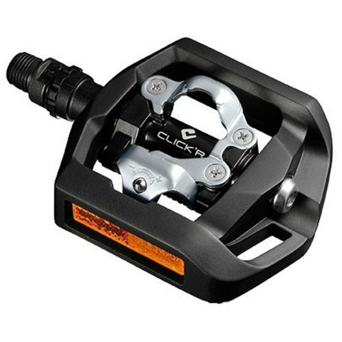 Pedály SPD SHIMANO PD-T421 s klecí a s kufry SM-SH56 černé, v krabičce