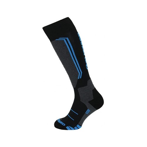 Lyžařské ponožky BLIZZARD Allround wool, black/anthracite/blue,