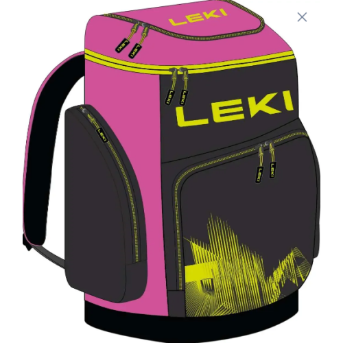Taška na lyžařské boty Leki Skiboot Bag WCR / 85 L - neon pink/black/neonyellow