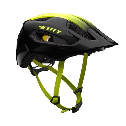 Cyklistická helma Scott SUPRA PLUS Black/Radium Yellow
